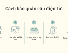 Cách bảo quản cân điện tử