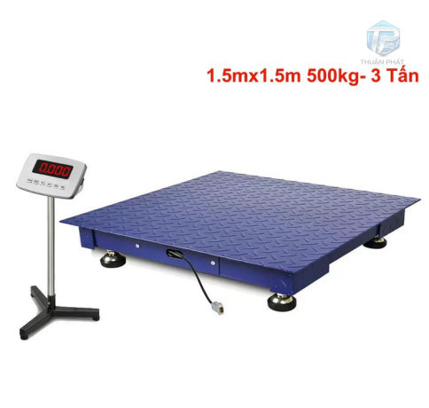 Cân sàn điện tử 1.5m x 1.5m 500kg - 3 tấn