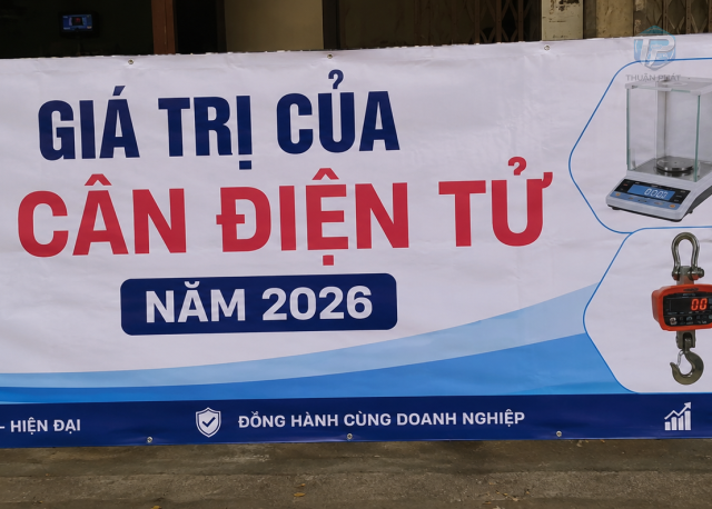 Giá trị của cân điện tử năm 2026