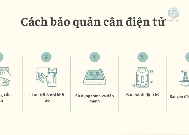 Cách bảo quản cân điện tử