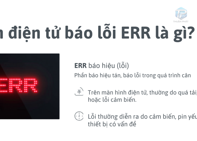 Cân điện tử báo lỗi ERR là gì? Cách xử lý nhanh tại nhà