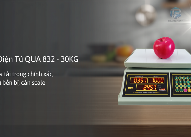 Cân điện tử 30kg QUA - 832