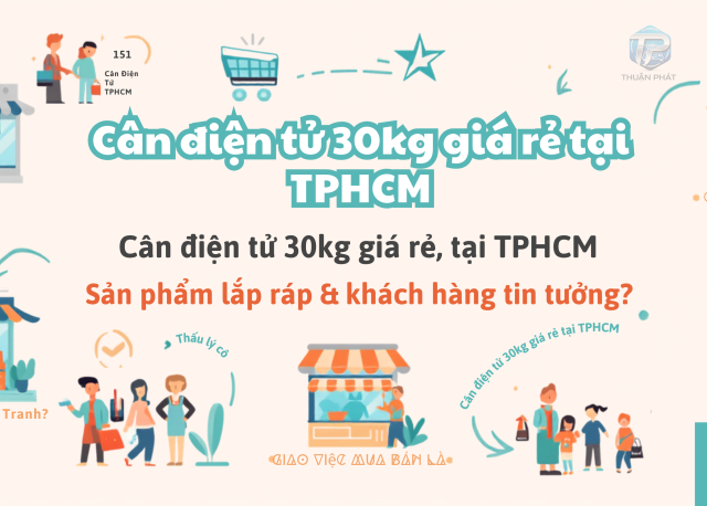 cân điện tử 30kg giá rẻ tphcm
