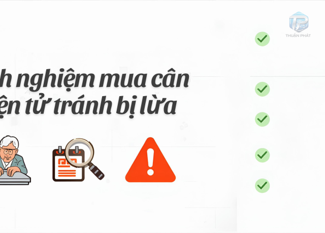 Kinh nghiệm mua cân điện tử tránh bị lừa
