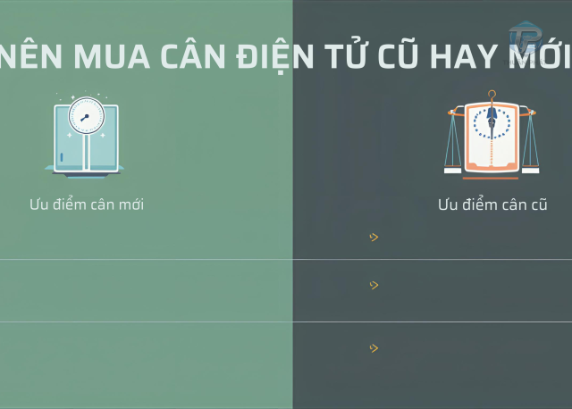 Nên mua cân điện tử cũ hay mới?