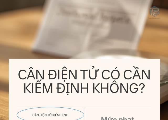 Cân điện tử có bắt buộc kiểm định không? Mức phạt nếu không kiểm định 2026
