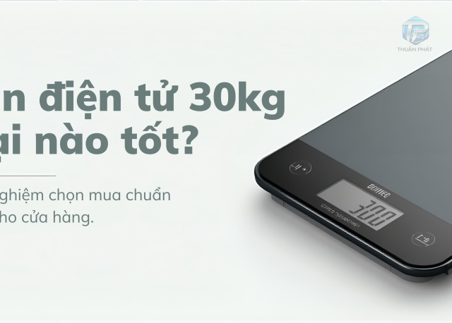 Cân điện tử 30kg loại nào tốt? Kinh nghiệm chọn mua chuẩn nhất cho cửa hàng